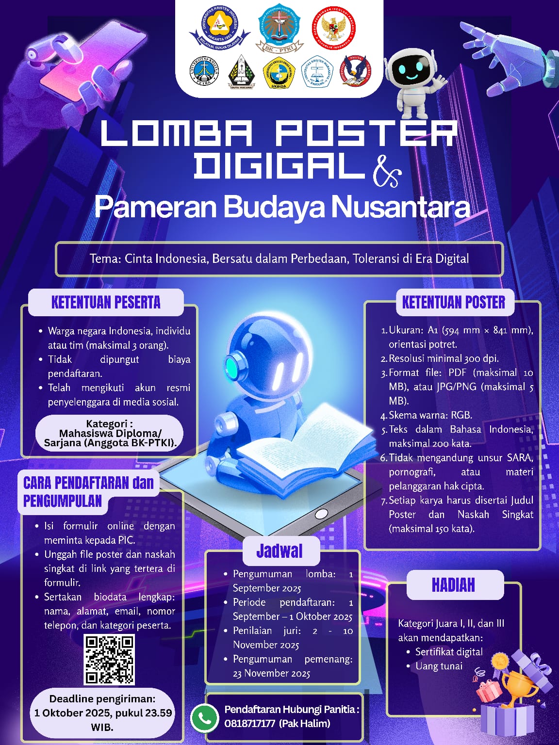 Lomba Poster Digital & Pameran Budaya Nusantara 2025